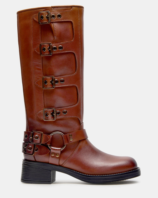 steven new york Rockyy Cuir Brun Clair