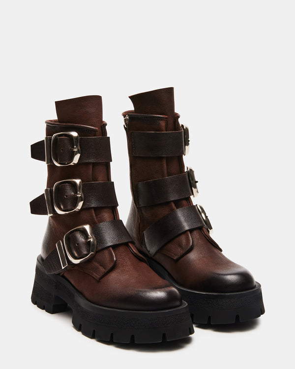 Steven New York Roland Cuir Marron