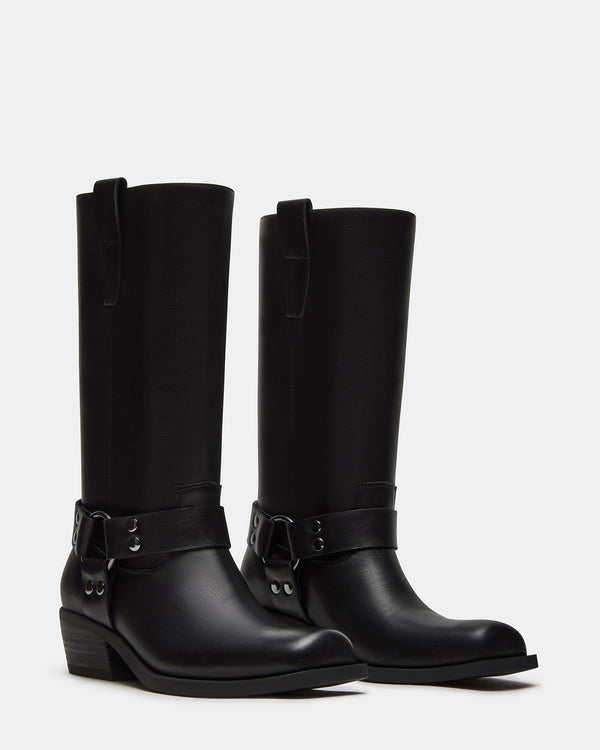 Steven New York Ruskin Noir Cuir