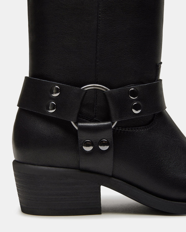 Steven New York Ruskin Noir Cuir