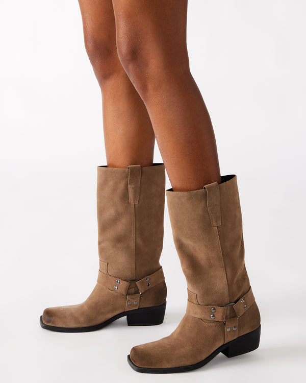 Steven New York Ruskin Taupe Suede