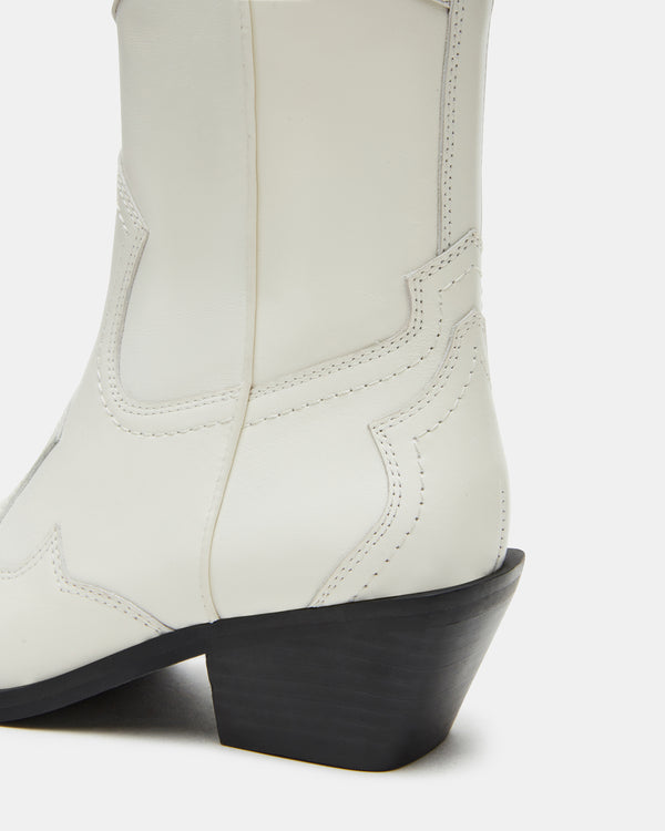 Steven New York Shayne Cuir Blanc