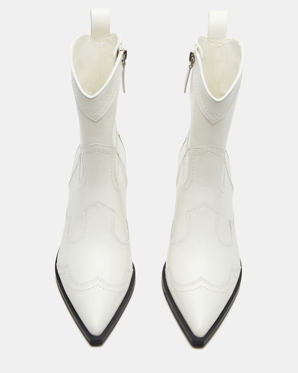 Steven New York Shayne Cuir Blanc