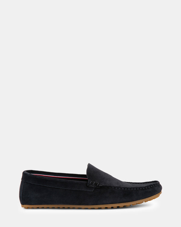 steven new york Silasss Bleu Marine Suede