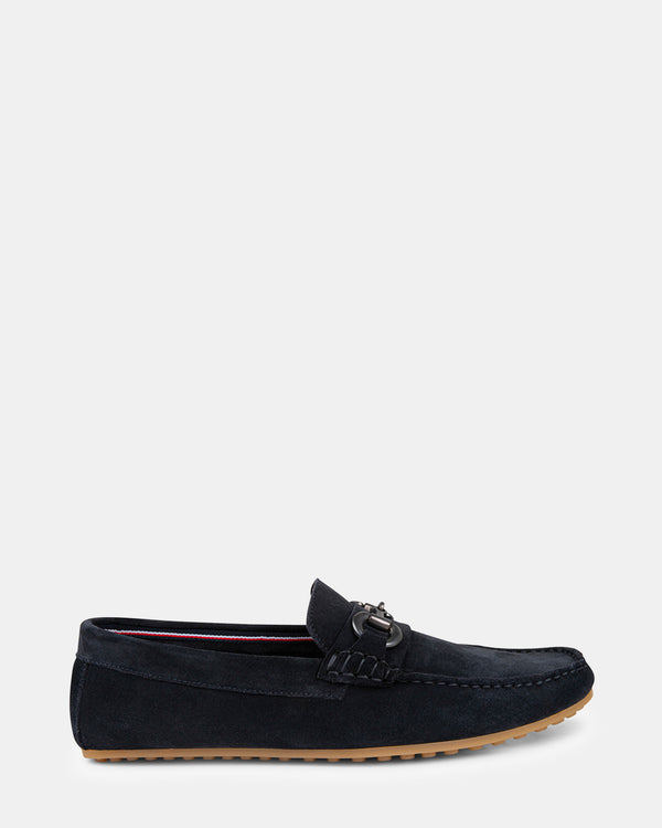 steven new york Silvio Daim Bleu Marine