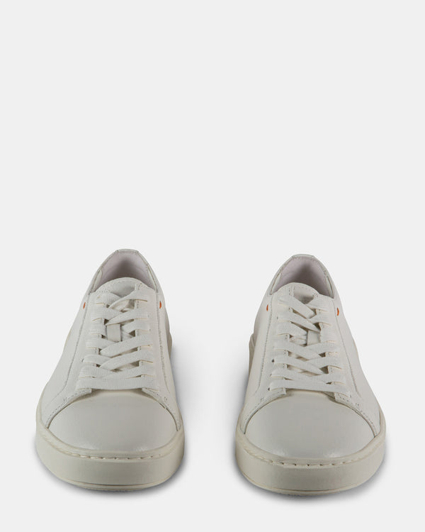 Steven New York Standard Blanc Cuir
