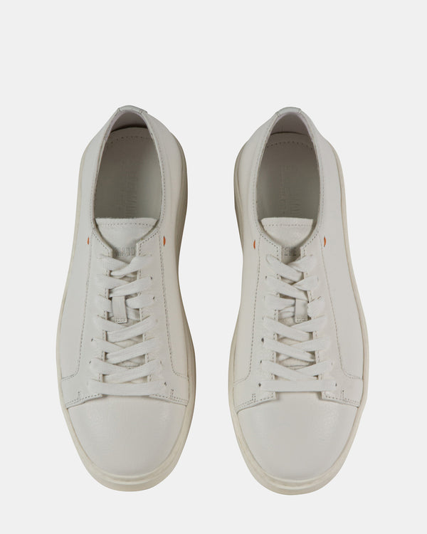 Steven New York Standard Blanc Cuir
