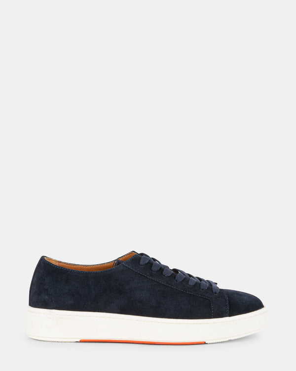 steven new york Standard Bleu Marine Suede