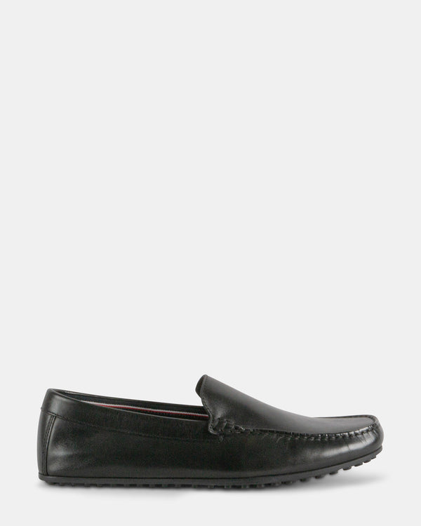 steven new york Stenson Cuir Noir