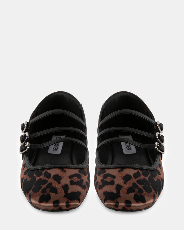 Steven New York Stoic Satin Léopard