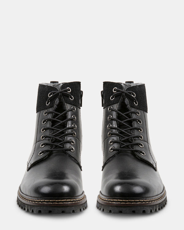 Steven New York Stratusf Cuir Noir