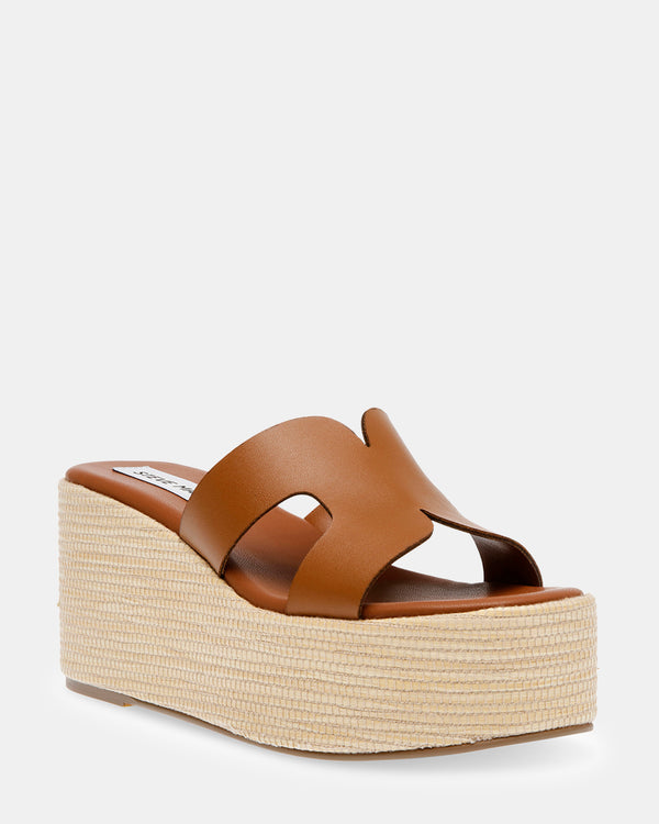 Steven New York Summerset Brun Clair Cuir