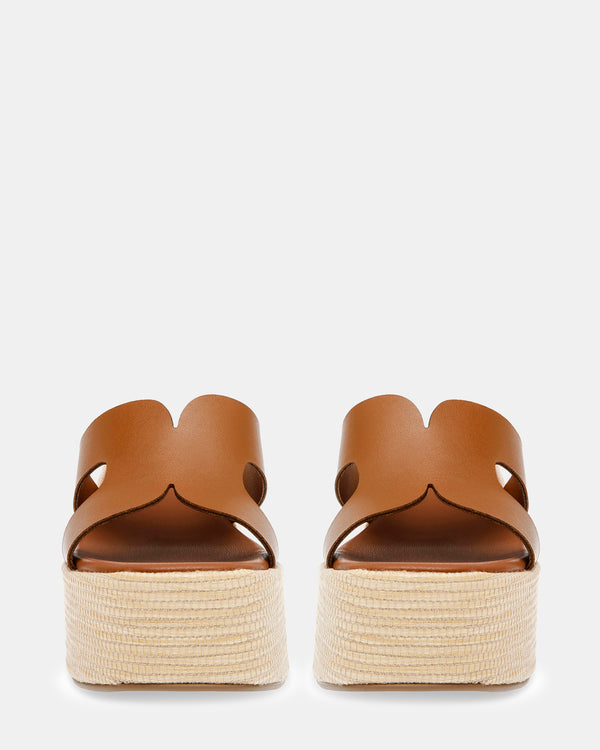 Steven New York Summerset Brun Clair Cuir