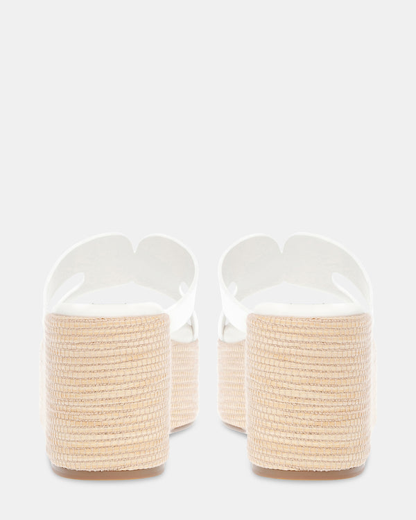 Steven New York Summerset Cuir Blanc