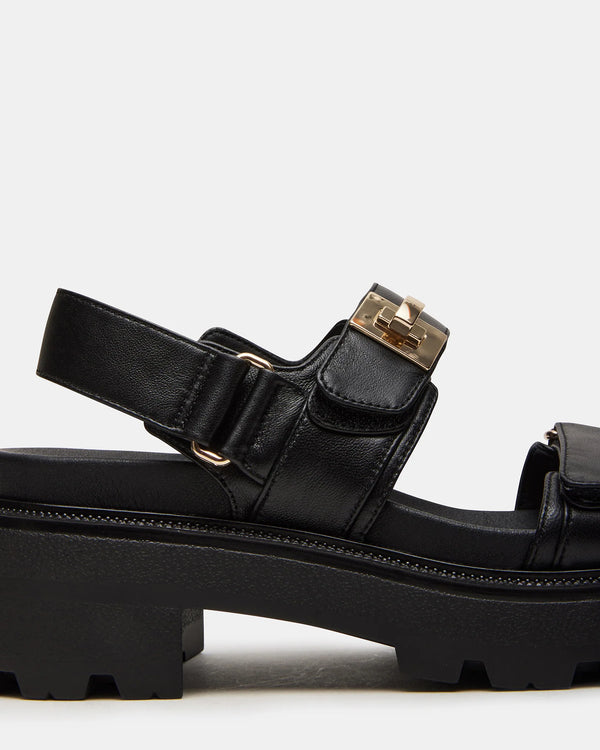 Steven New York Supermona Cuir Noir