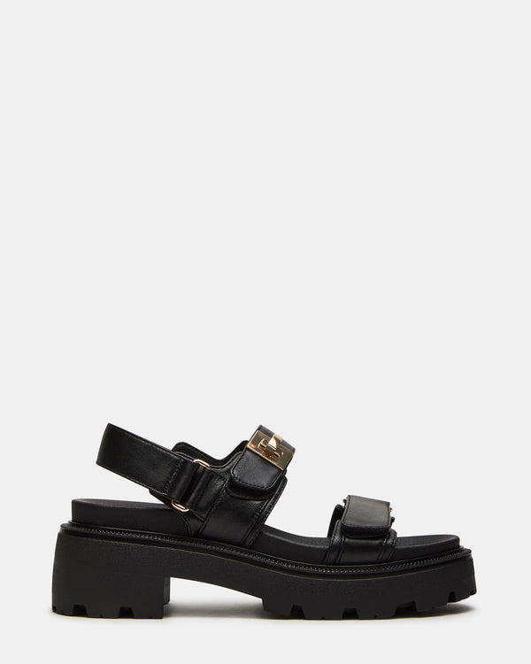 steven new york Supermona Cuir Noir