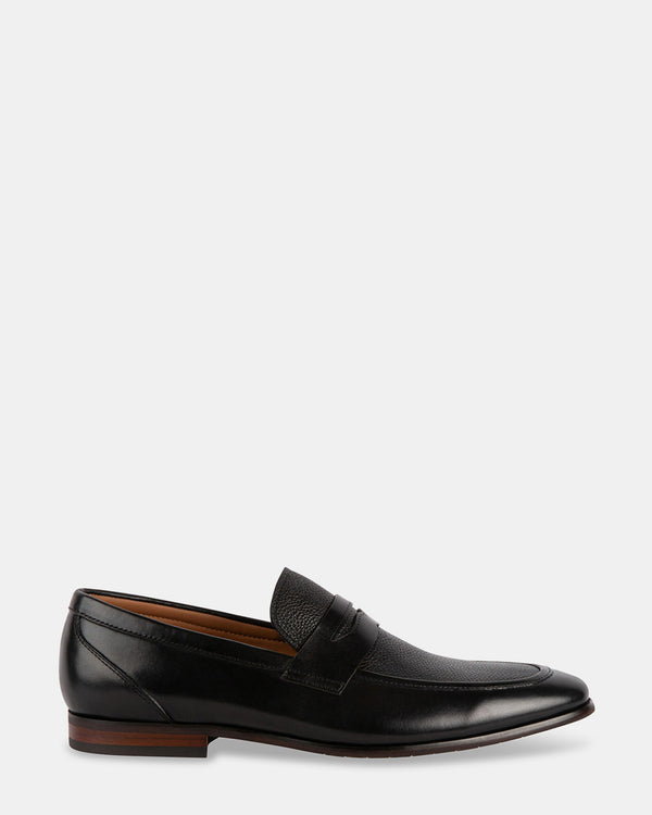 steven new york Taver Cuir Noir