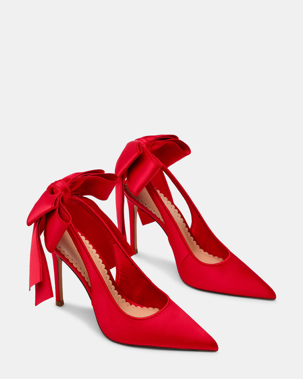 Steven New York Teacup Red Satin