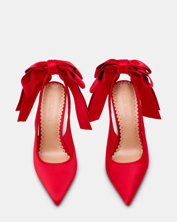 Steven New York Teacup Red Satin