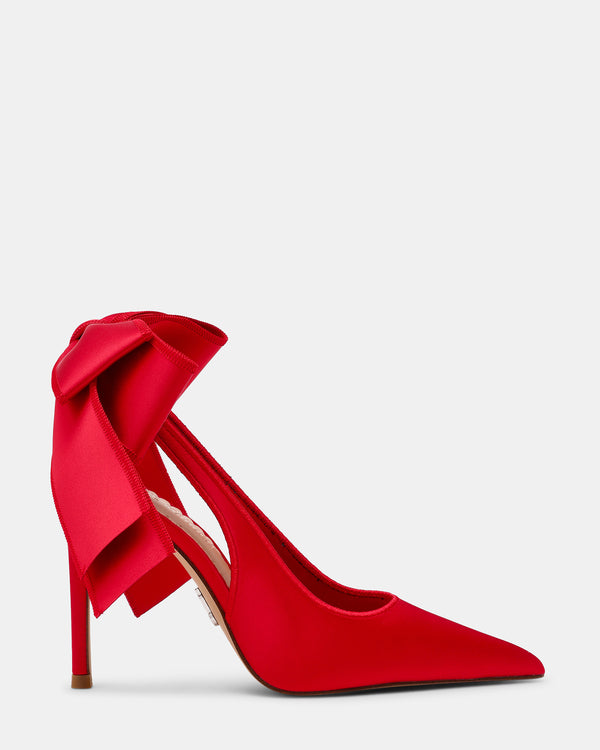 steven new york Teacup Red Satin