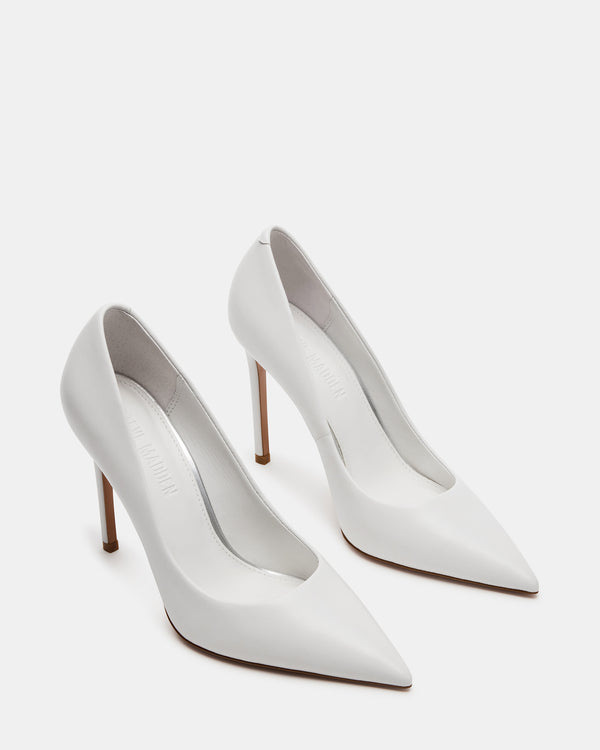 Steven New York Thrive Blanc Cuir