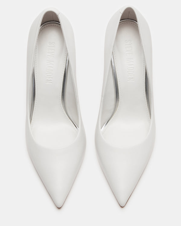 Steven New York Thrive Blanc Cuir