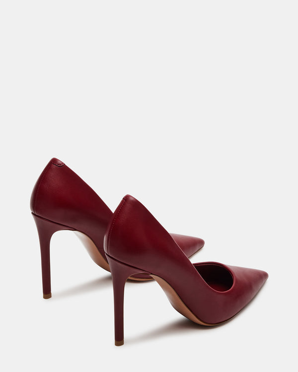 Steven New York Thrive Bourgogne Cuir