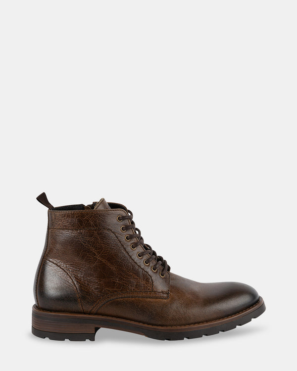 steven new york Urbano Brun Cuir
