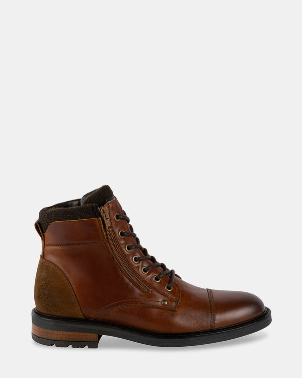 steven new york Usko Cuir Cognac