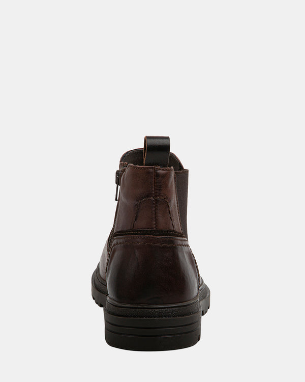 Steven New York Usmonn Cuir Marron