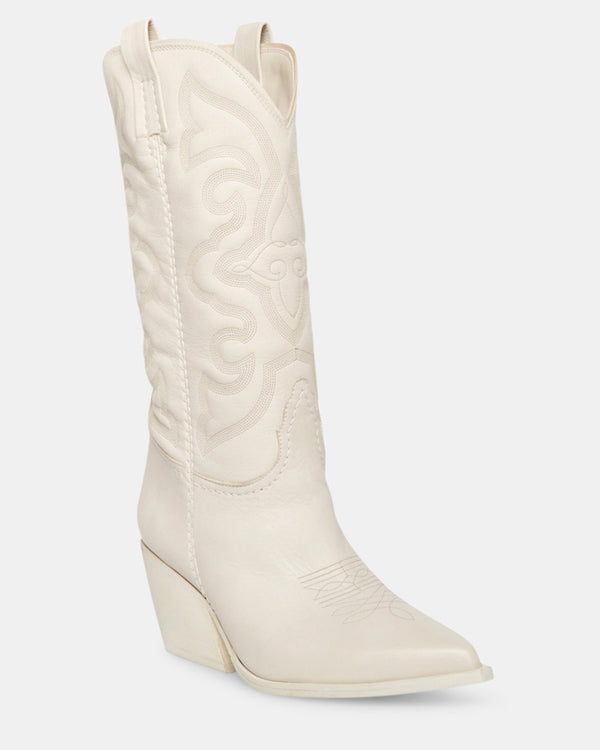 Steven New York West Blanc Cuir