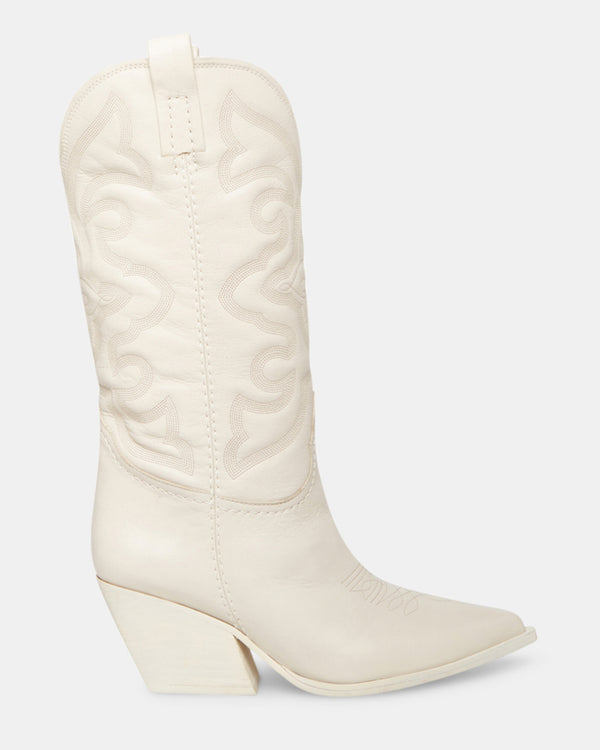 steven new york West Blanc Cuir