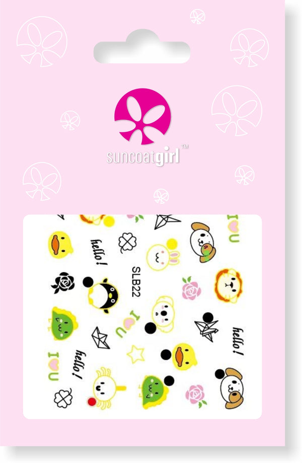 suncoat Animal Friends Nail Stickers