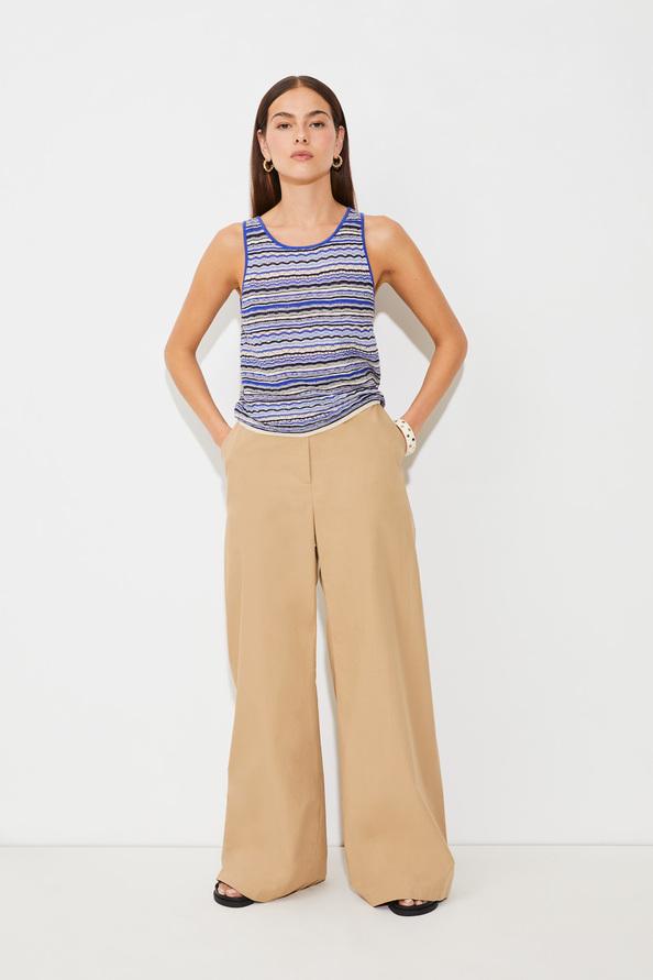 suncoo Prica Débardeur en maille à rayures fantaisies