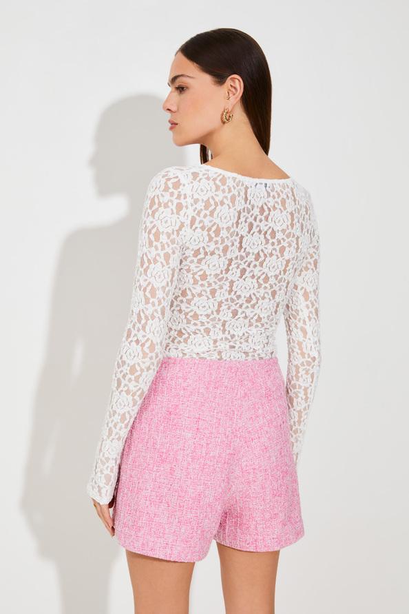 Suncoo Becky Short En Tweed Chiné