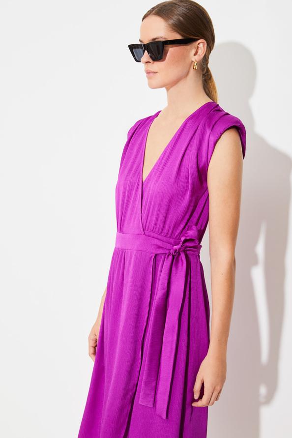 Suncoo Cesaria Robe Portefeuille Ceinturée