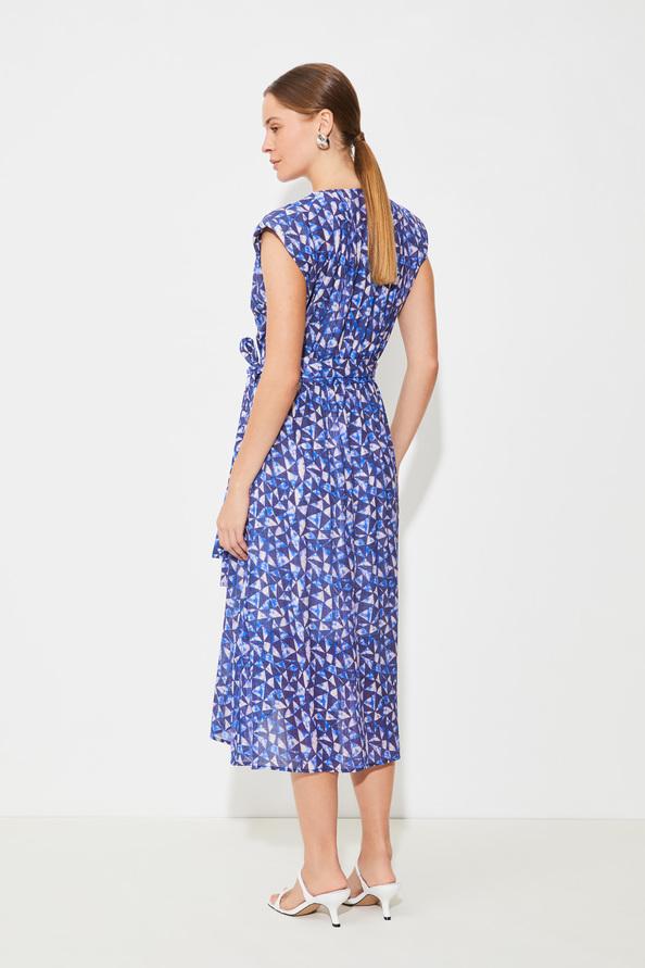 Suncoo Chira Robe Midi à Imprimé Graphique