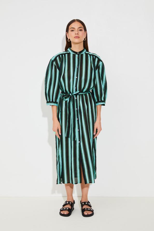 suncoo Costa Robe chemise à rayures