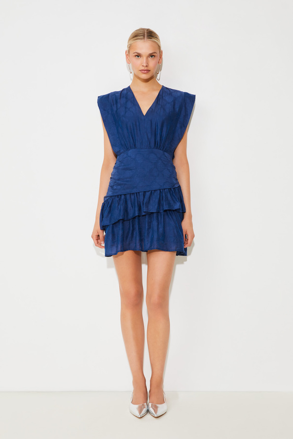 suncoo Cyana Robe courte jacquard irisé