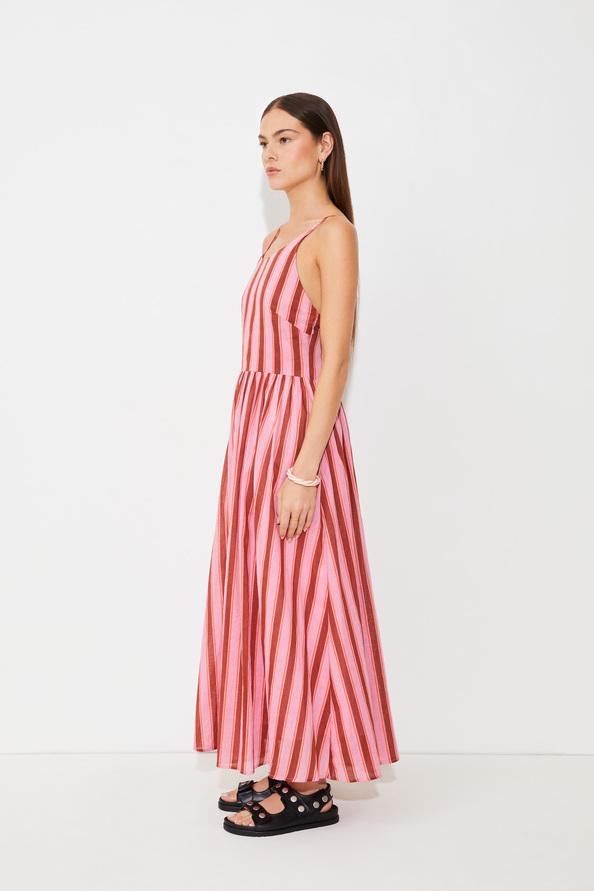 Suncoo Cyrus Robe Longue à Rayures