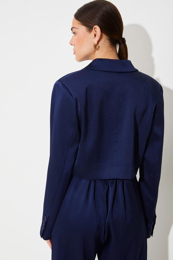 Suncoo Damia Veste Courte Blazer Satinée