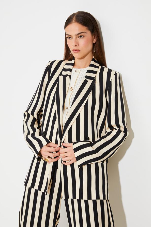 suncoo Diego Veste blazer à rayures