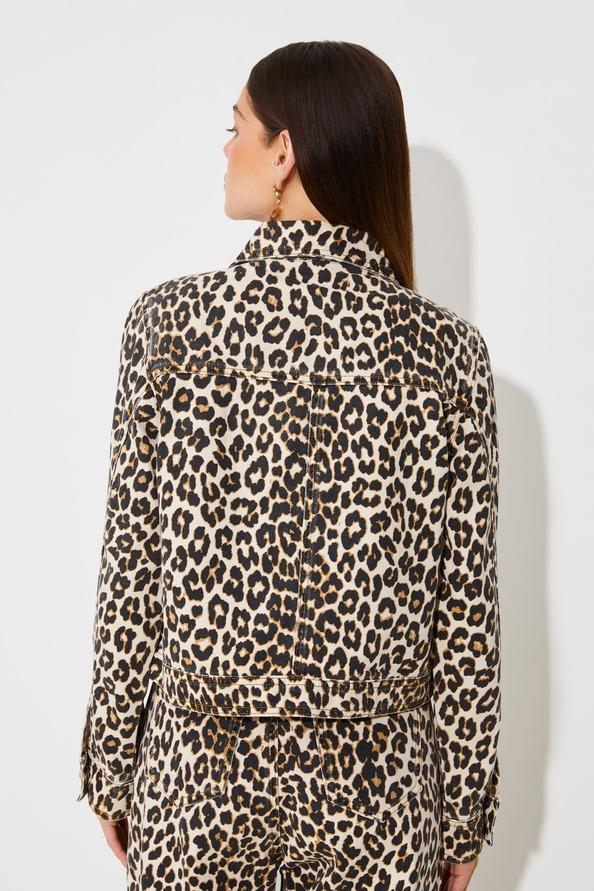 Suncoo Djack Veste Courte Léopard