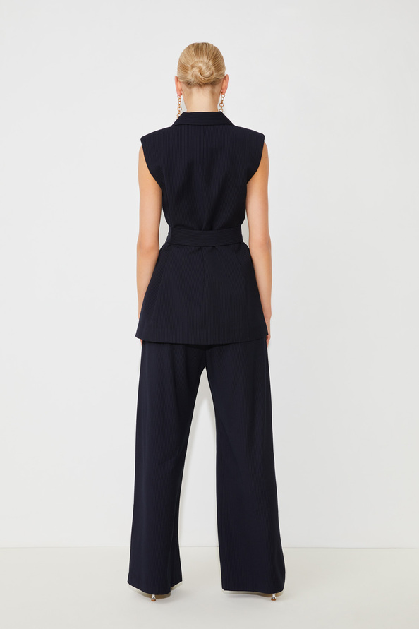 Suncoo Dual Veste à Rayures Sans Manches