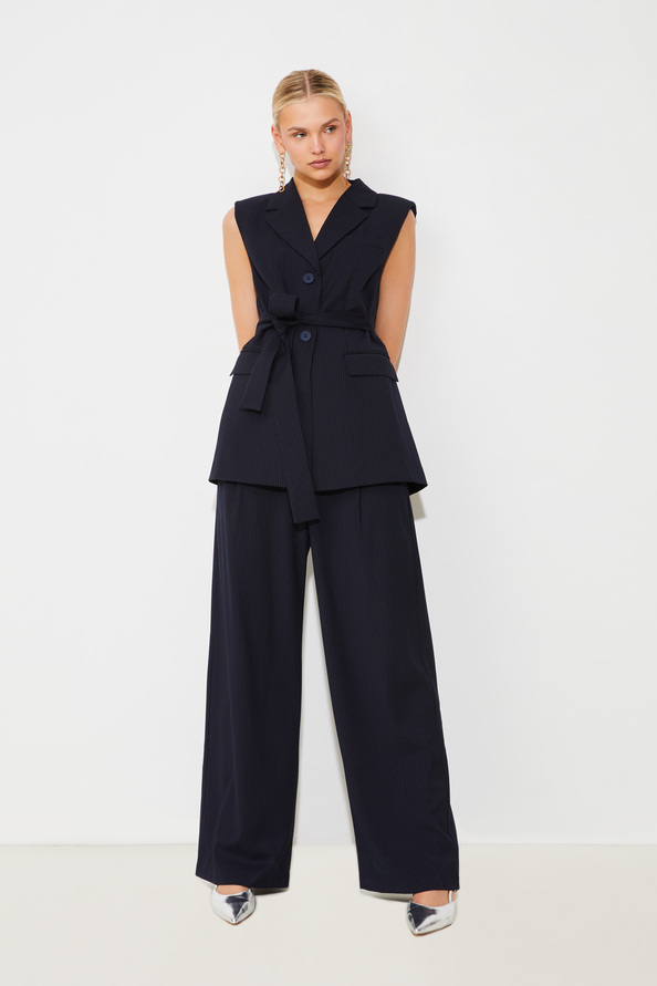 suncoo Dual Veste à rayures sans manches