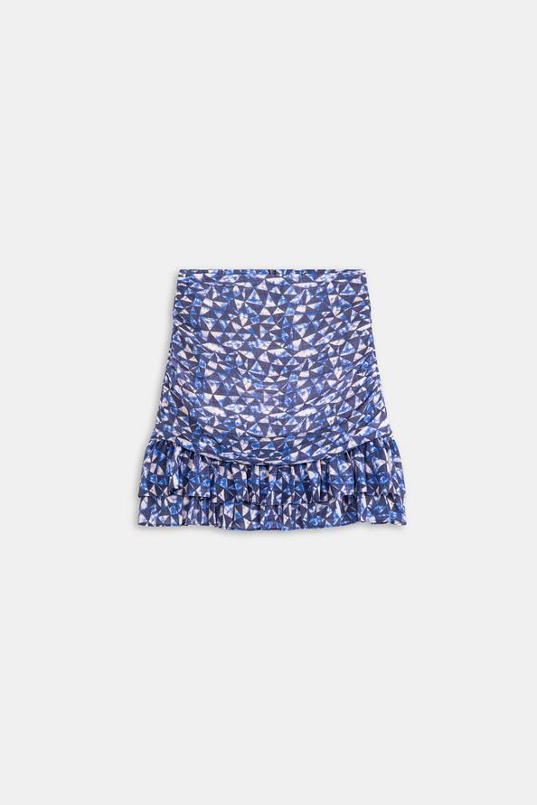 Suncoo Fancy Jupe Courte à Imprimé Graphique