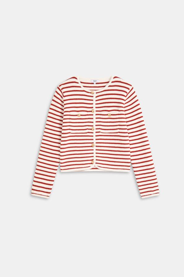 suncoo Gabriel Gilet à rayures