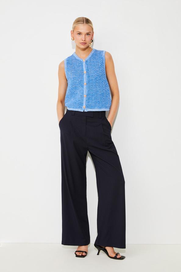 suncoo Gemi Gilet fantaisie sans manches bleu jean