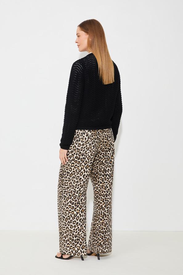 Suncoo Giany Gilet Fantaisie Noir à Boutons Dorés