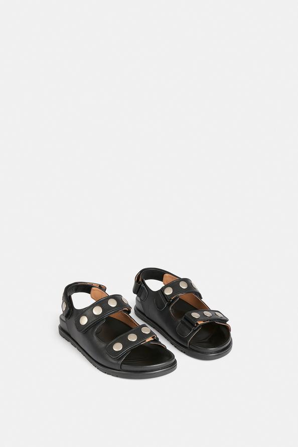 Suncoo Hedzig Sandales En Cuir Clouté